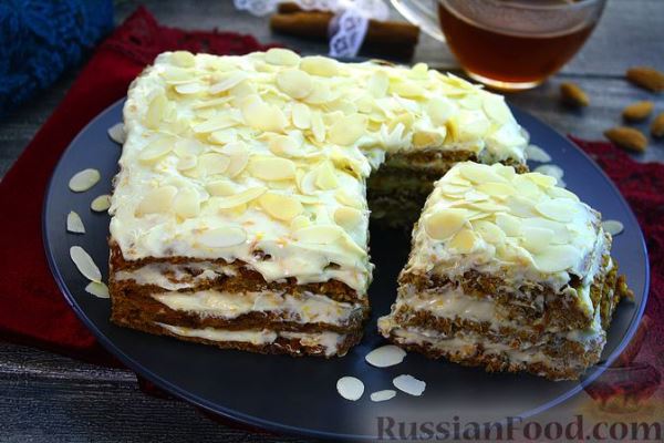 Пирог из овсянки и моркови (без муки и сахара)