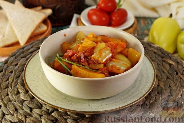 Паприкаш из картофеля