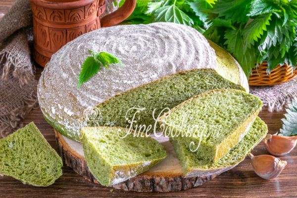 Домашний хлеб с крапивой в духовке