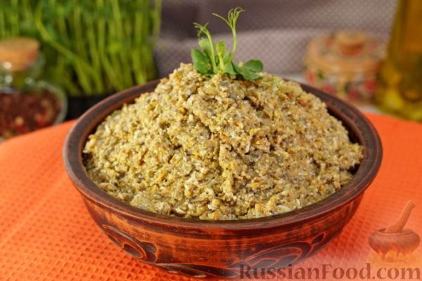 Грибная помазанка на бутерброды