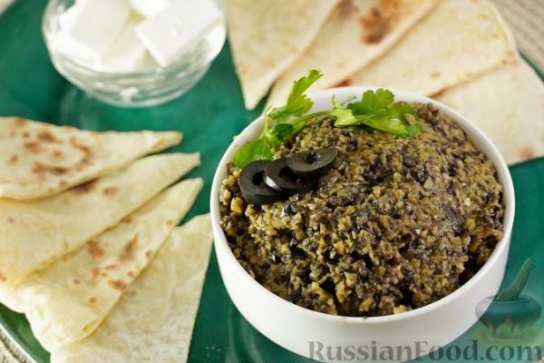 Топенада из маслин и оливок