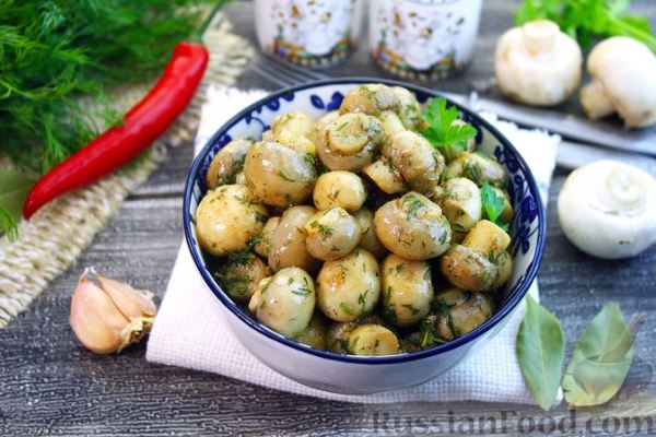 Маринованные шампиньоны