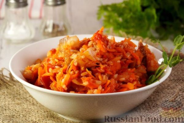 Польский паприкаш (закуска из рыбы и риса)