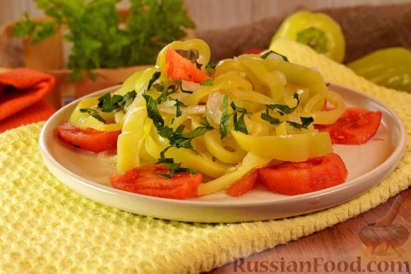 Салат из зелёного перца