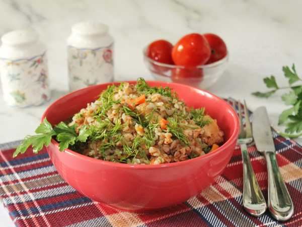 Гречка с мясом в рукаве в духовке