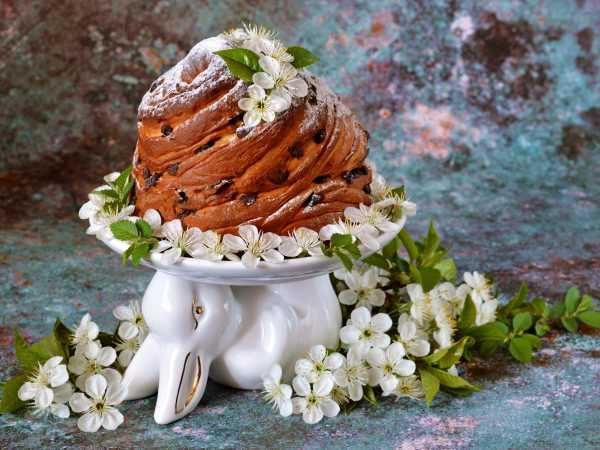 Пасхальные куличи Краффины с шоколадом